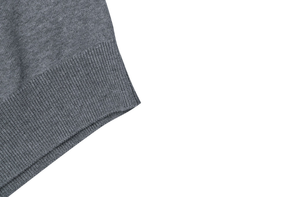 Ralph Lauren N1 Pony Jacquard Knit Short Sleeve Polo – Grey