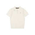 Ralph Lauren N1 Pony Jacquard Knit Short Sleeve Polo – Cream