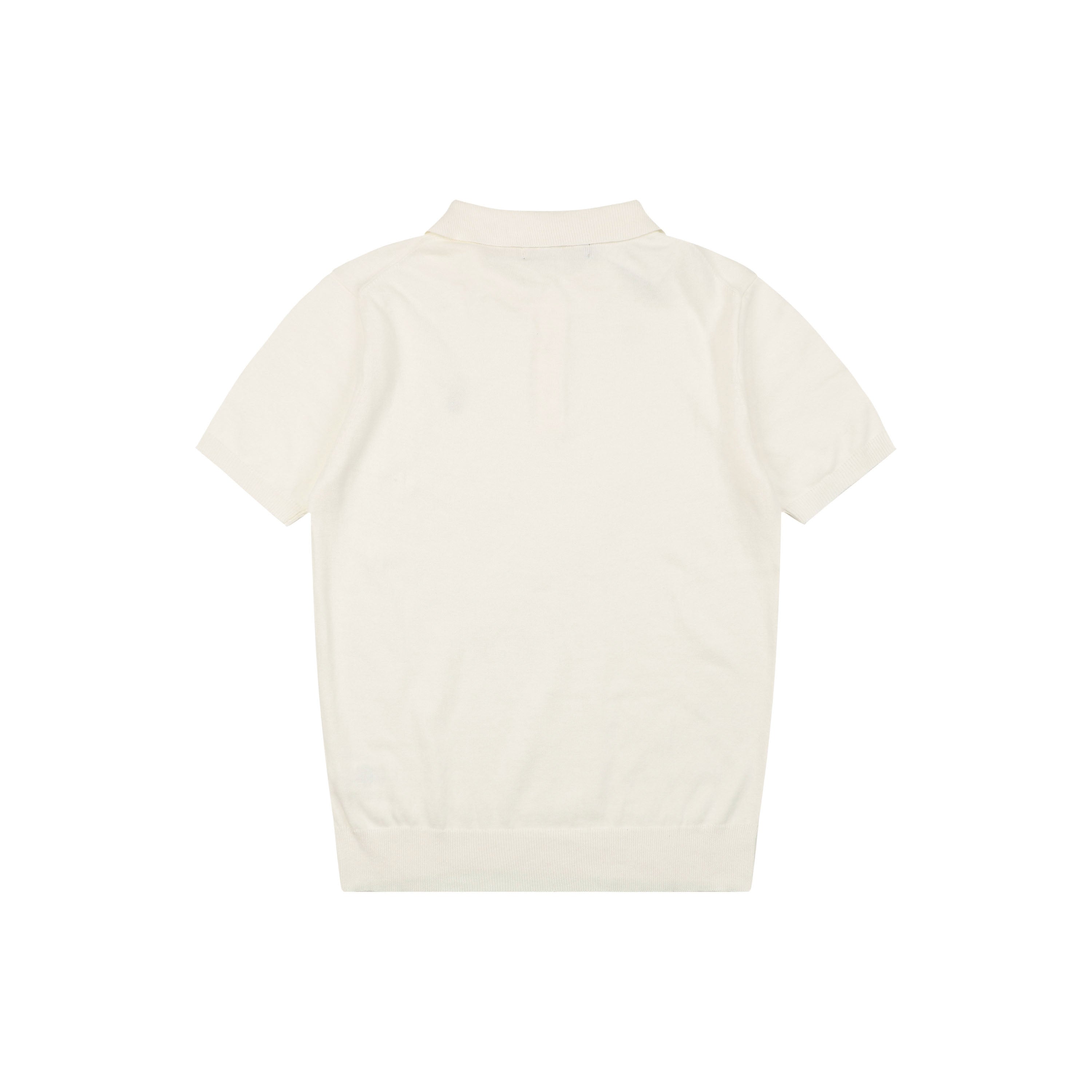 Ralph Lauren N1 Pony Jacquard Knit Short Sleeve Polo – Cream