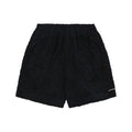 Chrome Hearts Cannes Limited Edition Cross Floral Terry Cloth Shorts — Black