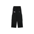 Balenciaga x NBA x Oakley Triple Logo Embroidered Wide-Leg Track Pants — Black