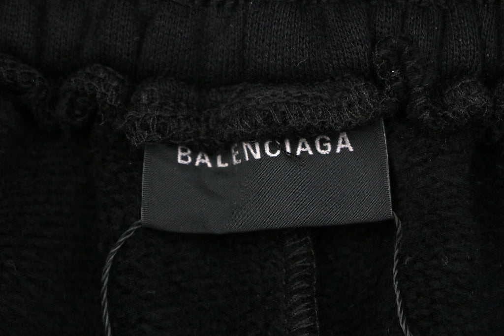 Balenciaga x NBA x Oakley Triple Logo Embroidered Wide-Leg Track Pants — Black