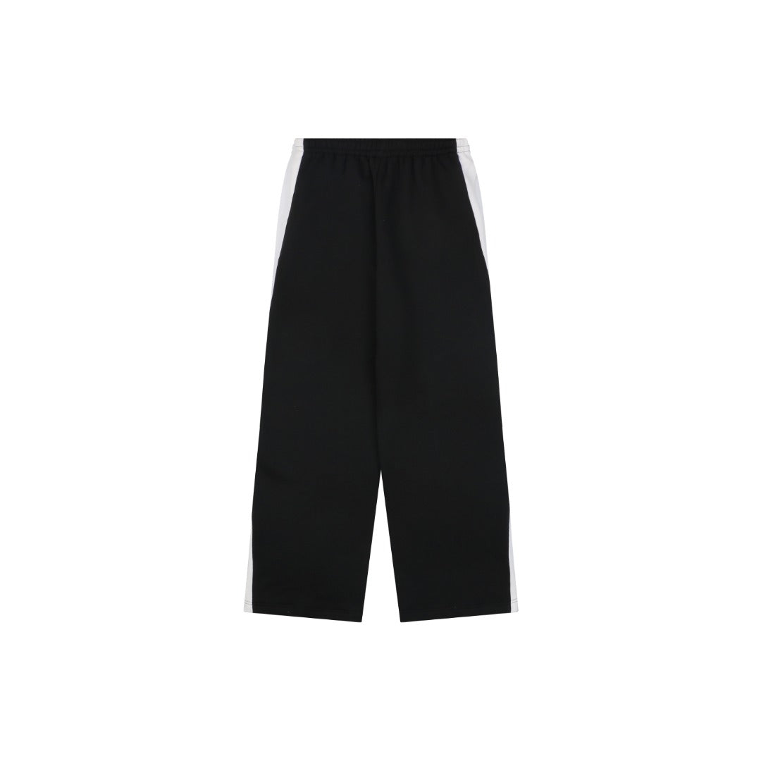Balenciaga x NBA x Oakley Triple Logo Embroidered Wide-Leg Track Pants — Black