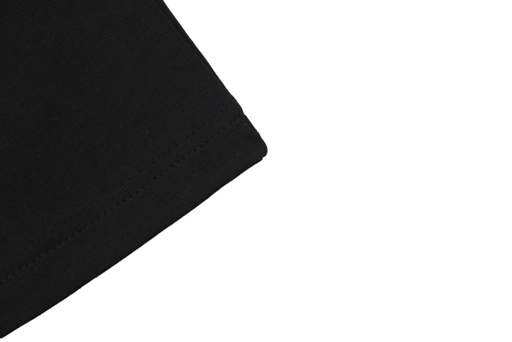 Gucci Double G Interlocking Logo Tape Short Sleeve Tee — Black