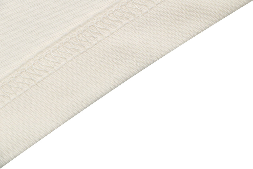 Gucci Double G Interlocking Logo Tape Short Sleeve Tee — Cream