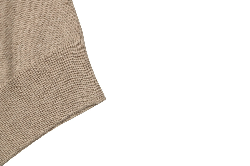 Ralph Lauren N1 Pony Jacquard Knit Short Sleeve Polo – Khaki