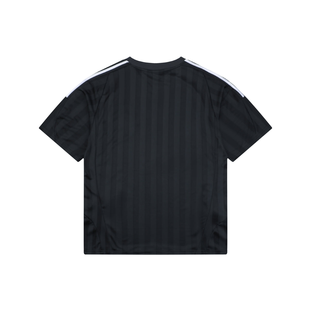 Balenciaga × Adidas Manchester United Crest Contrast Collar Soccer Jersey – Black