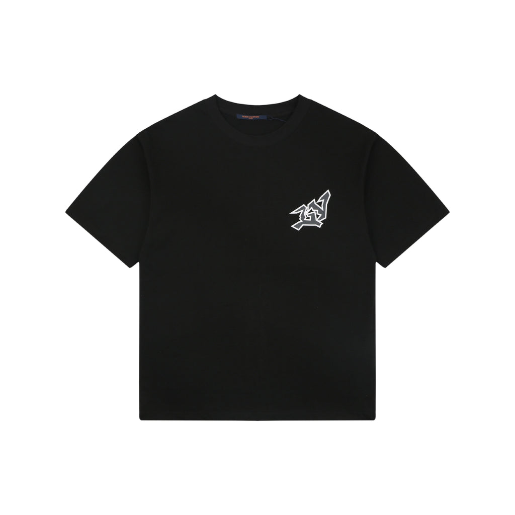 Louis Vuitton Jester Duality Monogram Graphic Short Sleeve Tee – Black
