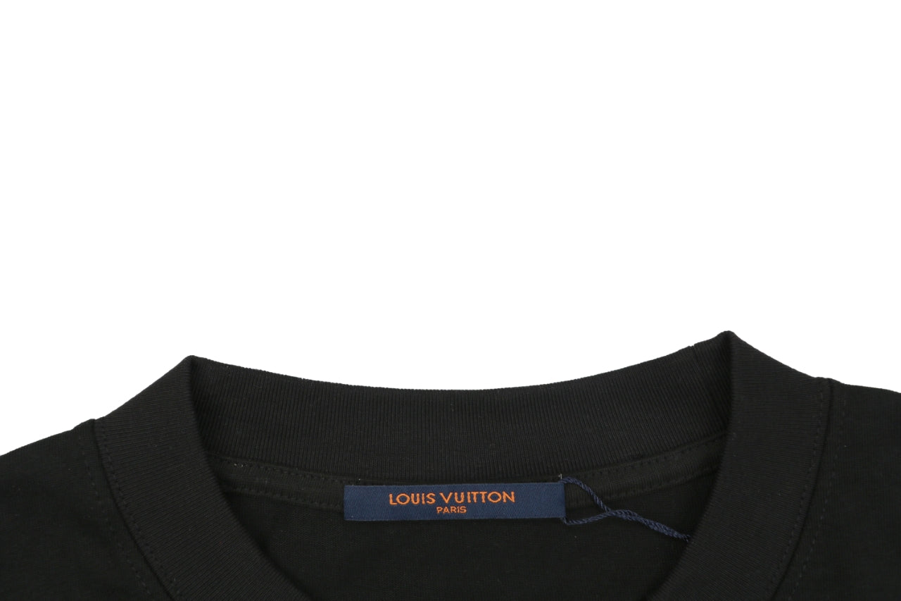 Louis Vuitton Jester Duality Monogram Graphic Short Sleeve Tee – Black