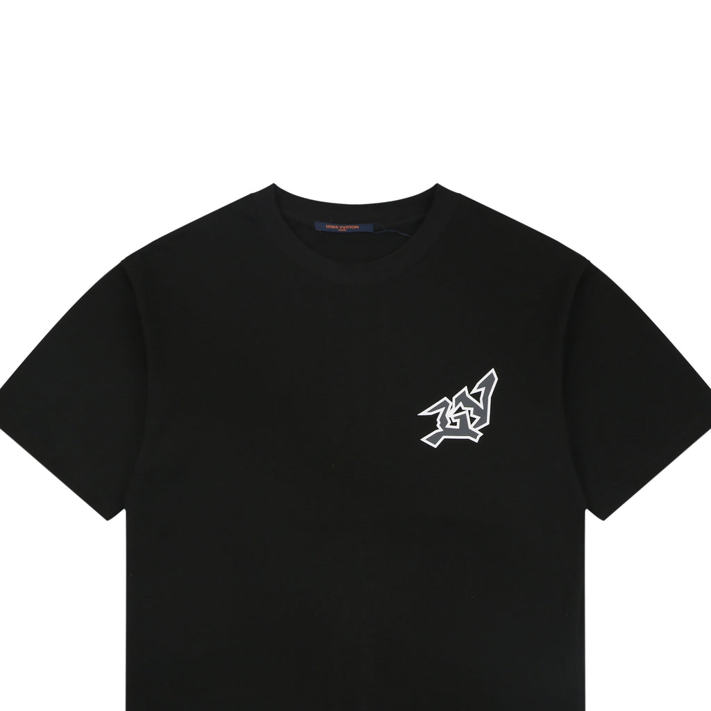 Louis Vuitton Jester Duality Monogram Graphic Short Sleeve Tee – Black