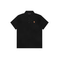 Louis Vuitton LV Monogram Jacquard Leather-Patch Polo Short Sleeve — Black