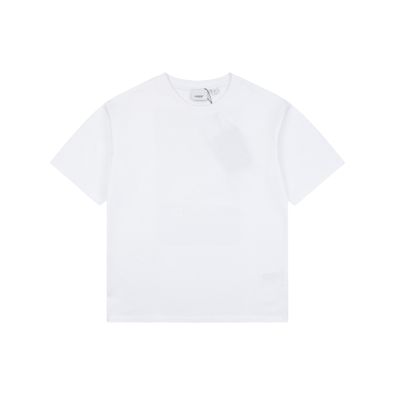 Burberry Spray Paint Blur Equestrian Knight Print Short Sleeve Tee – White