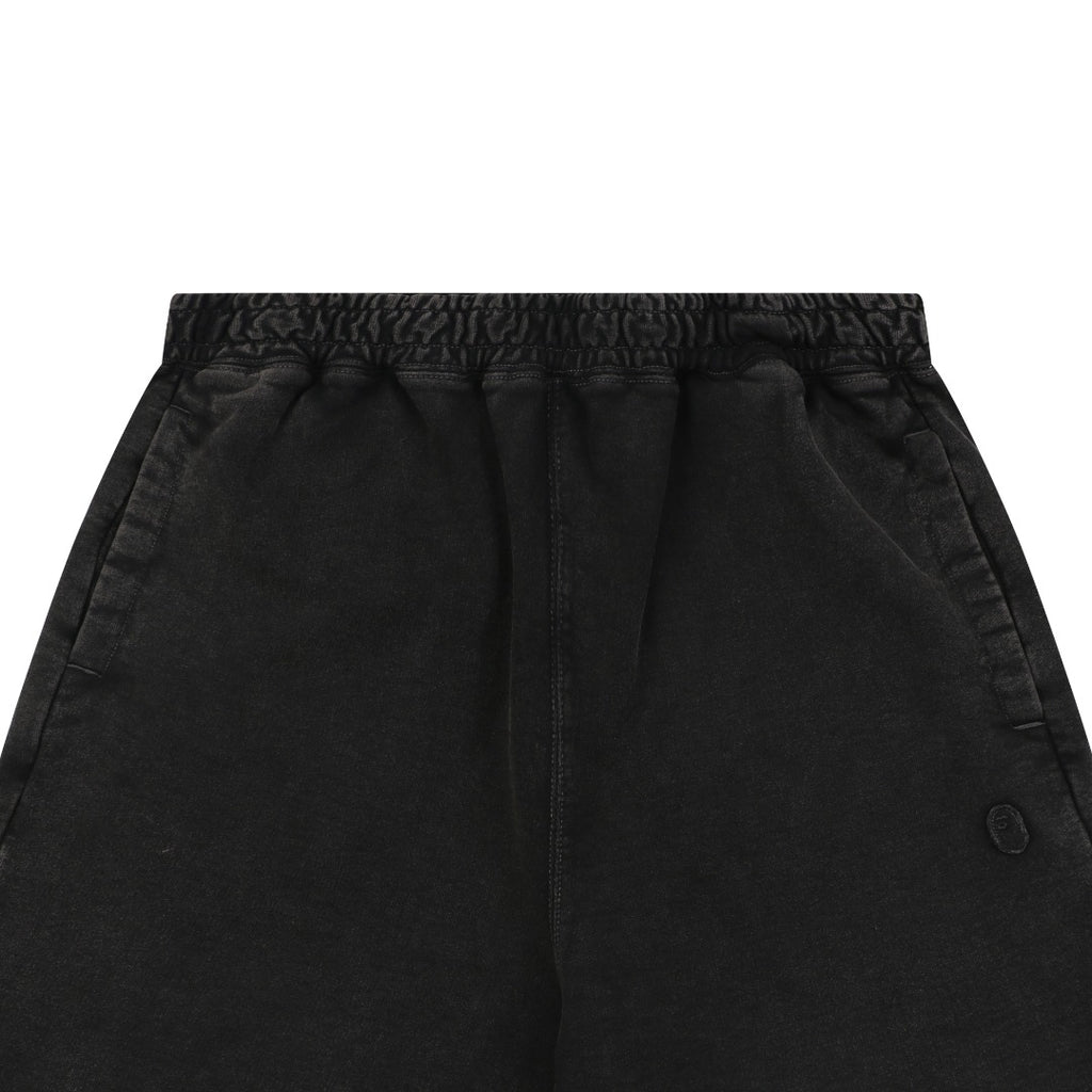 A Bathing Ape Ape Head Mini Logo Embroidered Shorts – Black