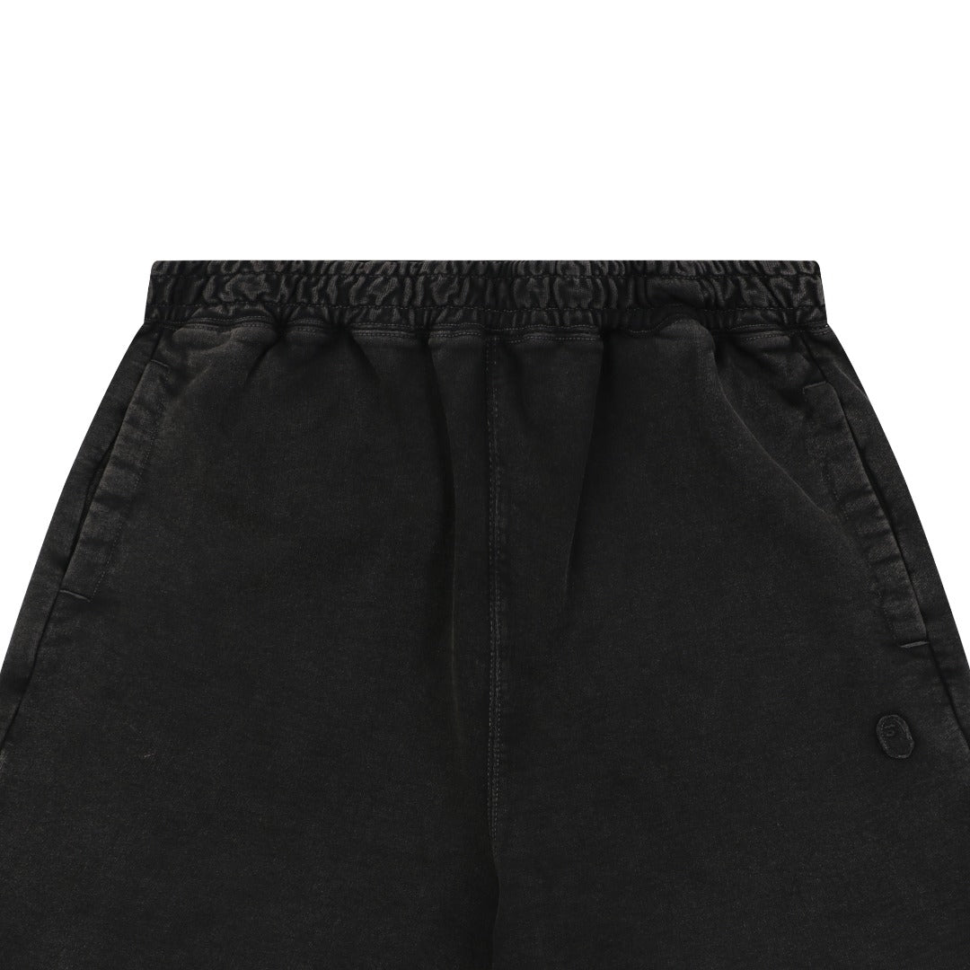 A Bathing Ape Ape Head Mini Logo Embroidered Shorts – Black