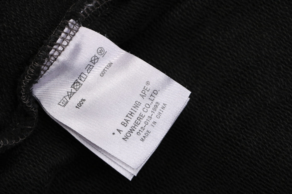 A Bathing Ape Ape Head Mini Logo Embroidered Shorts – Black