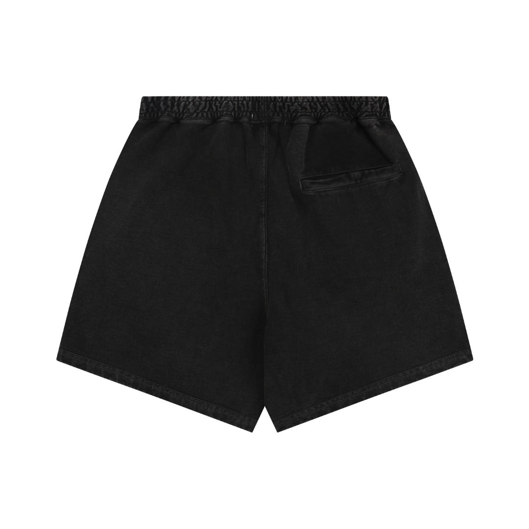 A Bathing Ape Ape Head Mini Logo Embroidered Shorts – Black