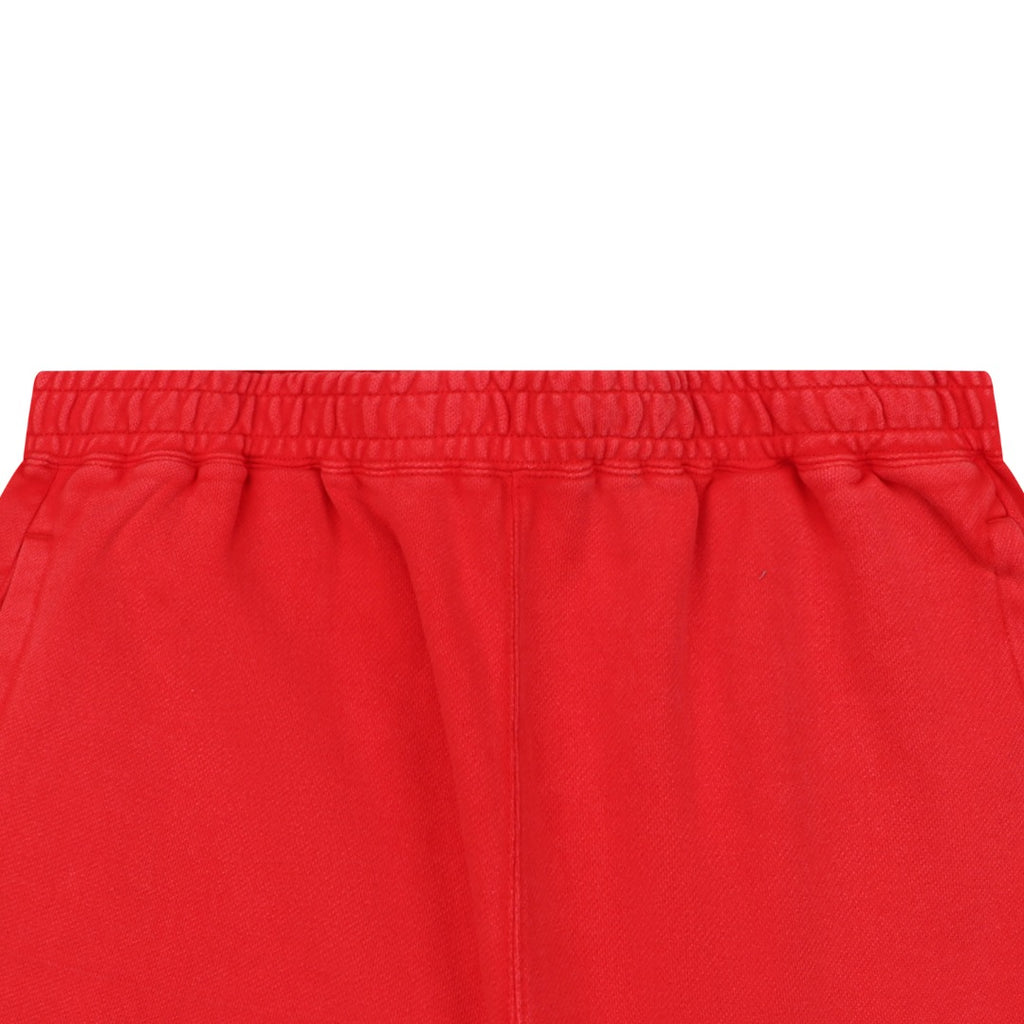A Bathing Ape Ape Head Mini Logo Embroidered Shorts – Red