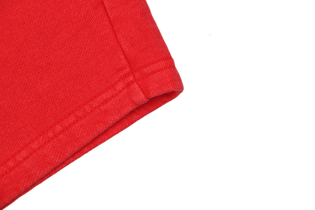 A Bathing Ape Ape Head Mini Logo Embroidered Shorts – Red