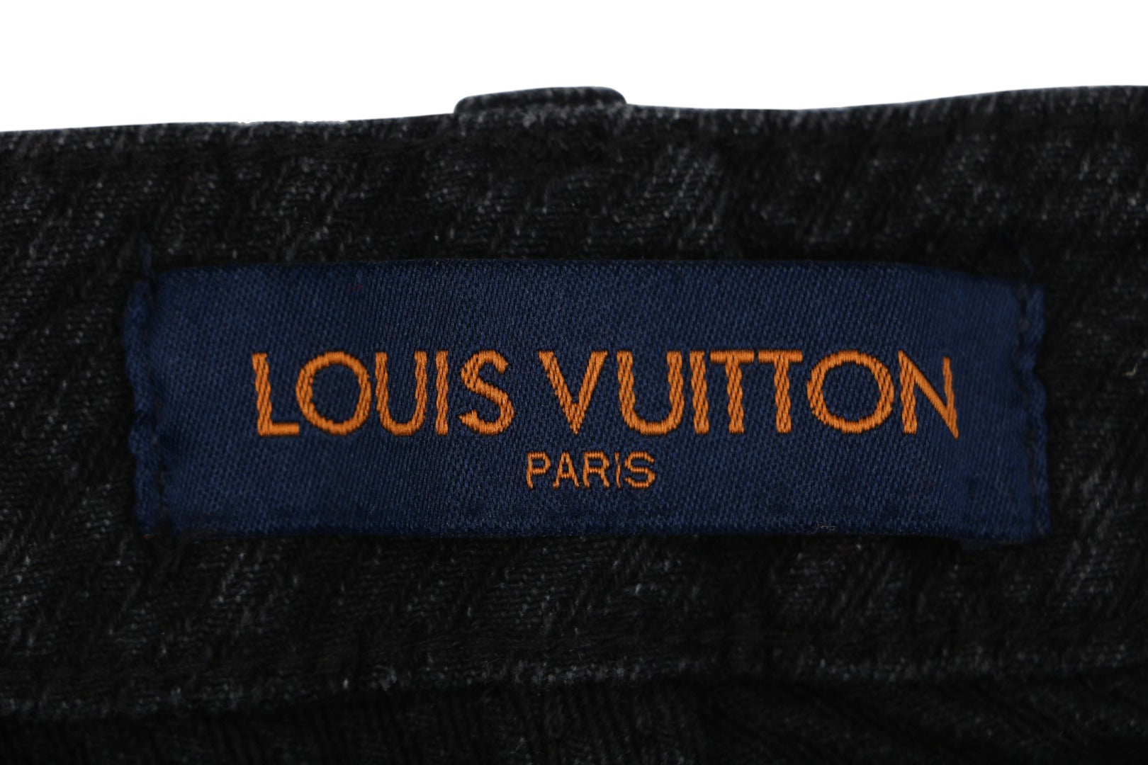 Louis Vuitton Monogram Twill Denim Jeans – Black