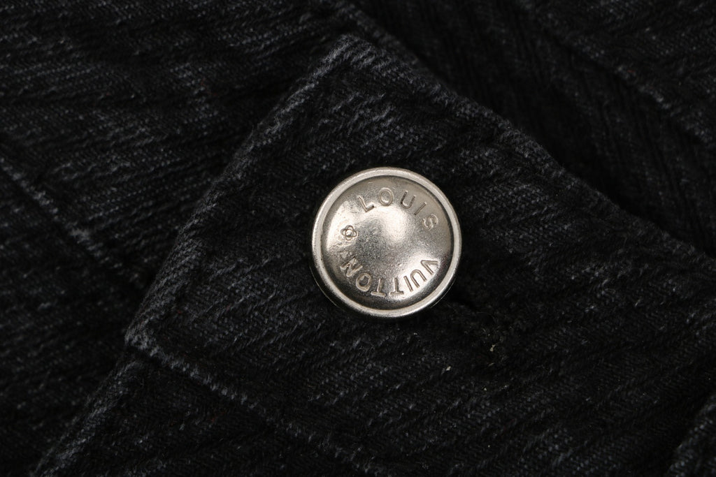 Louis Vuitton Monogram Twill Denim Jeans – Black