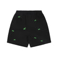 Balenciaga 520 Label Sticker Print Shorts – Black