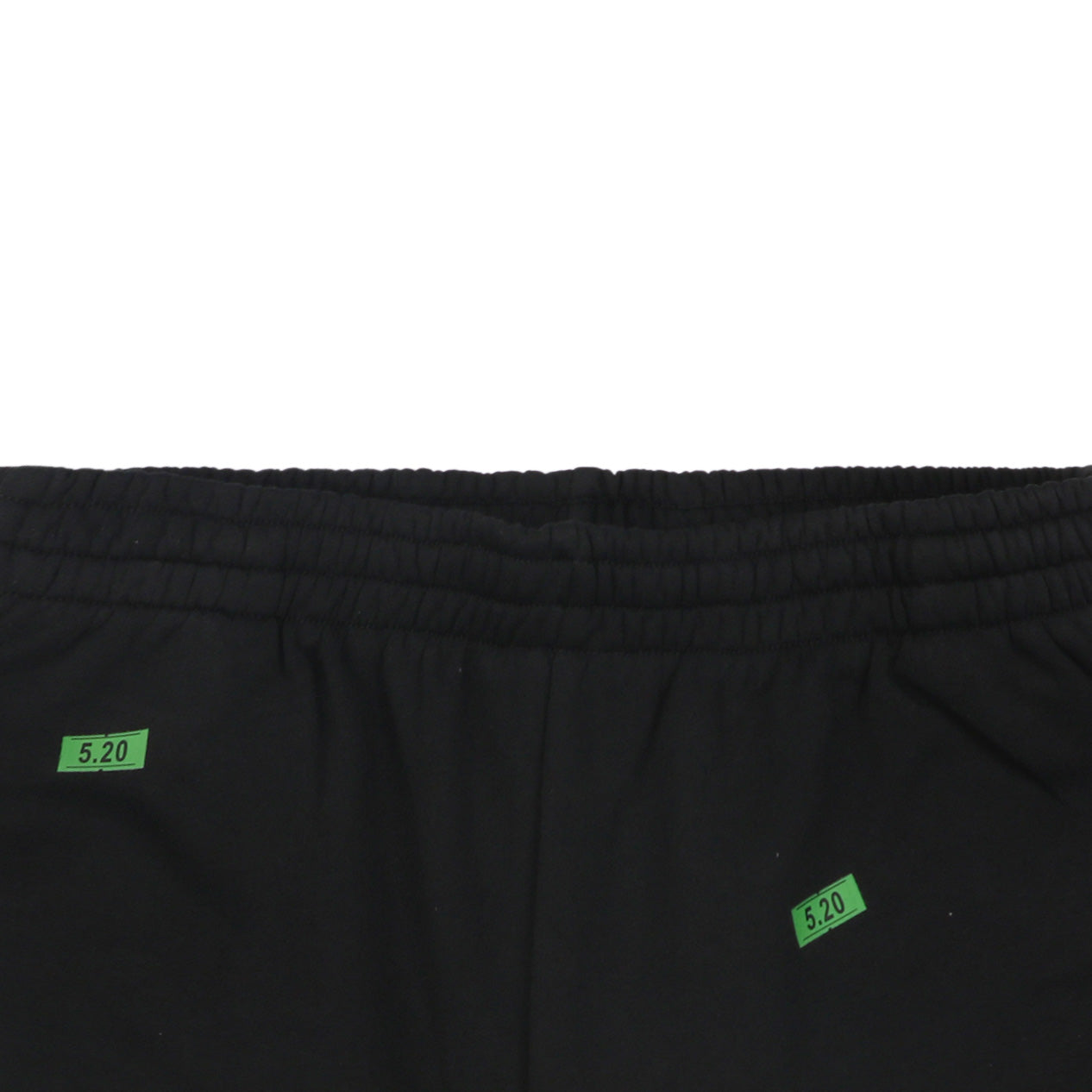 Balenciaga 520 Label Sticker Print Shorts – Black