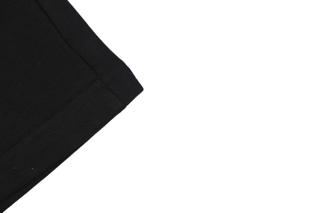 Balenciaga 520 Label Sticker Print Shorts – Black