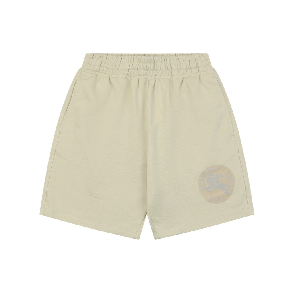 Burberry Circular Equestrian Knight Print Shorts – Beige