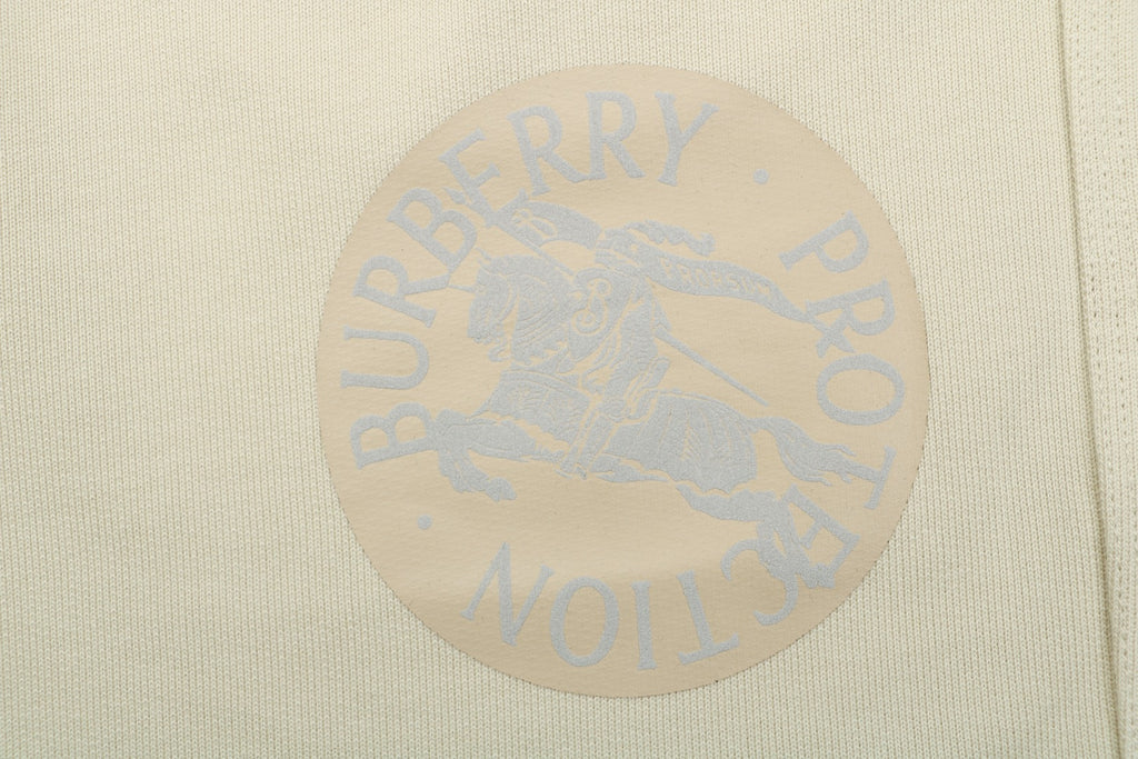 Burberry Circular Equestrian Knight Print Shorts – Beige