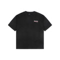 Balenciaga 23SS Cola Script Embroidered Short Sleeve Tee – Black