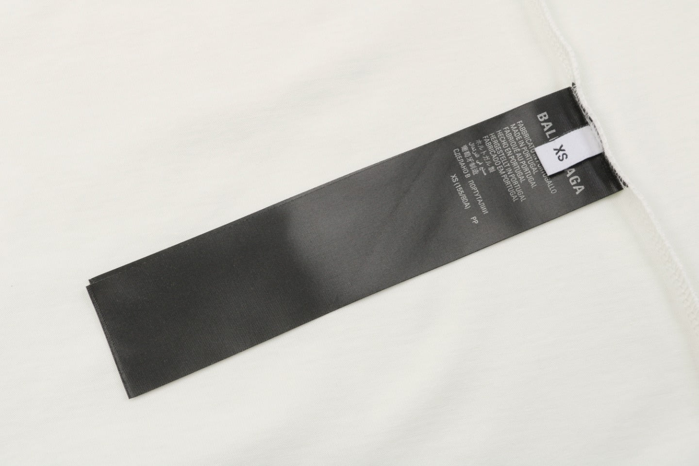 Balenciaga 23SS Cola Script Embroidered Short Sleeve Tee – White
