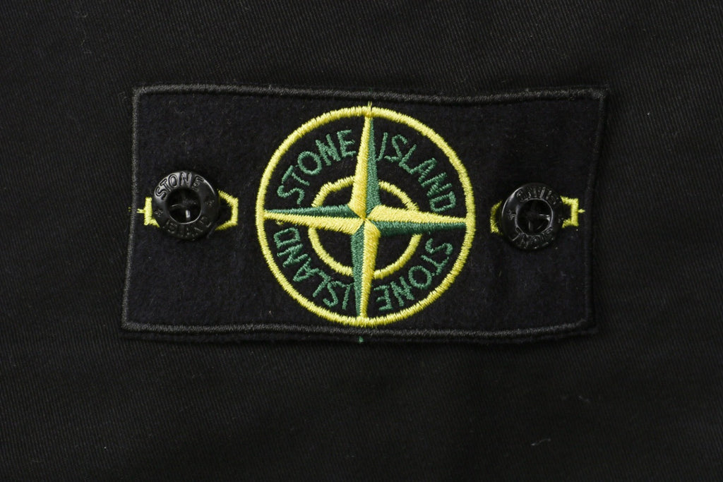 Stone Island 24FW Four-Pocket Compass Badge Washed Cargo Pants – Black