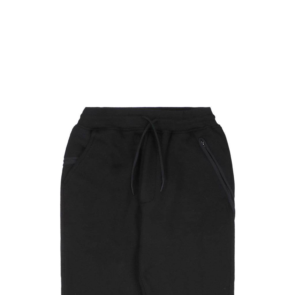 Y-3 21FW Fleece-Lined Zip-Cuff Track Pants – Black