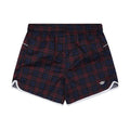 Adidas Originals Trefoil Check Print Shorts – Navy Red