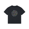 Balenciaga Vintage Crest Medallion Collage Print Short Sleeve Tee – Black
