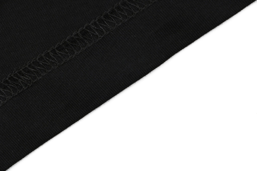 Burberry England Oversized Circle Logo Print Short Sleeve Tee – Black