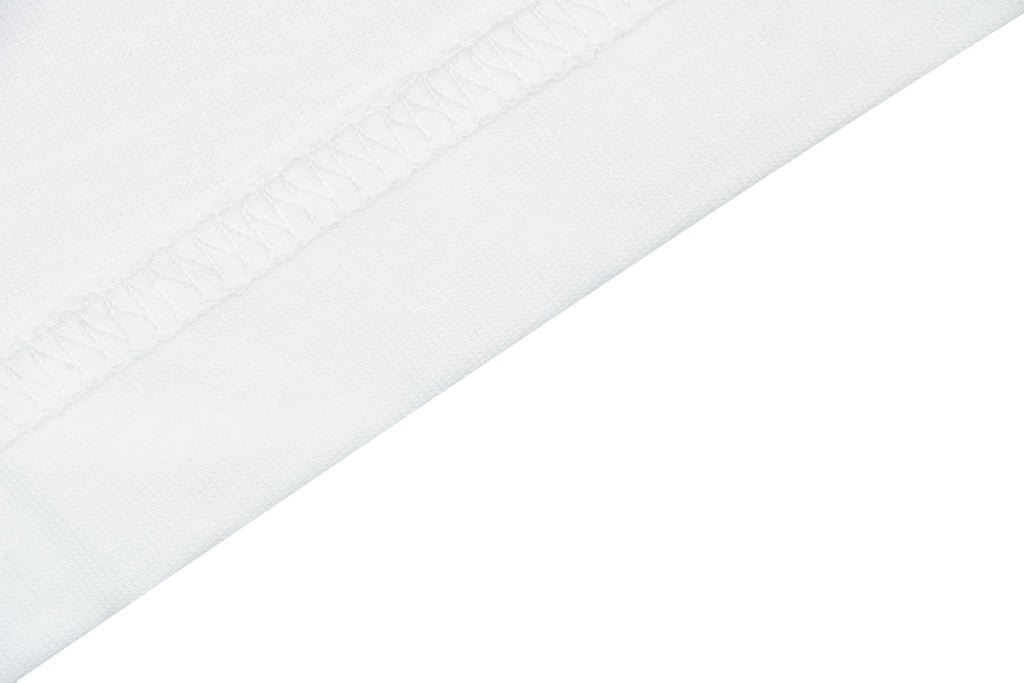 Burberry England Oversized Circle Logo Print Short Sleeve Tee – White