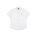 Polo Ralph Lauren Pony Logo Linen Short Sleeve Shirt – White