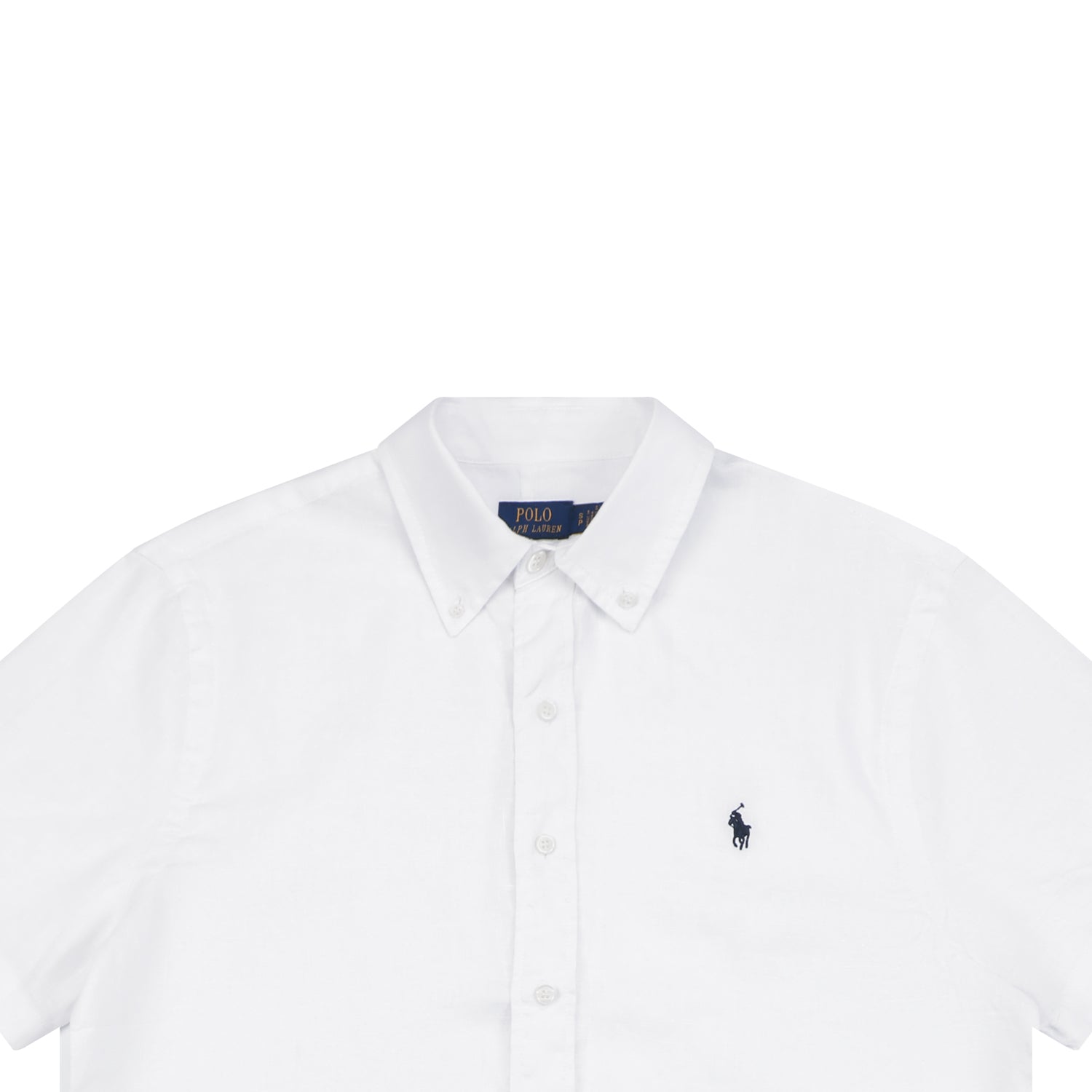 Polo Ralph Lauren Pony Logo Linen Short Sleeve Shirt – White