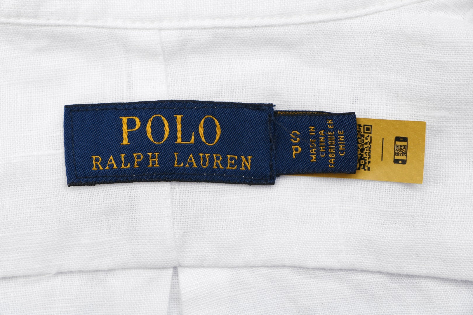 Polo Ralph Lauren Pony Logo Linen Short Sleeve Shirt – White