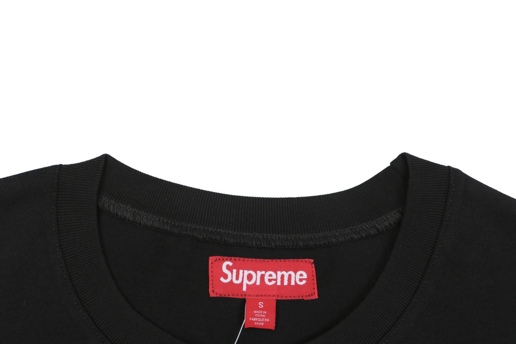 Supreme No.11 Crystal Rhinestone Football Jersey Short Sleeve Tee – Black
