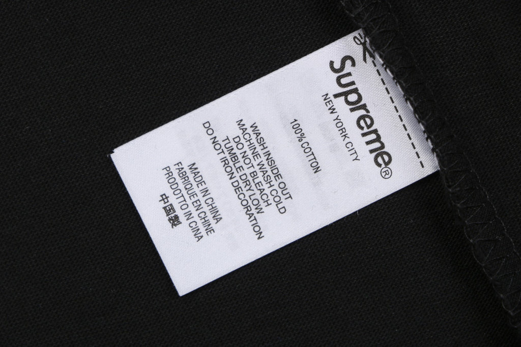Supreme No.11 Crystal Rhinestone Football Jersey Short Sleeve Tee – Black