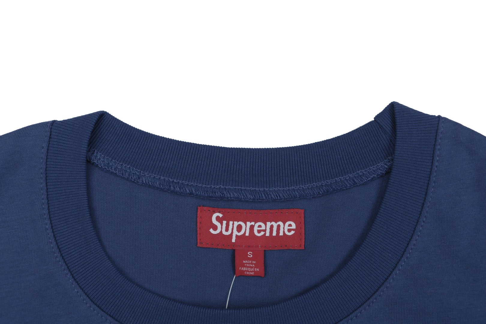 Supreme No.11 Crystal Rhinestone Football Jersey Short Sleeve Tee – Navy