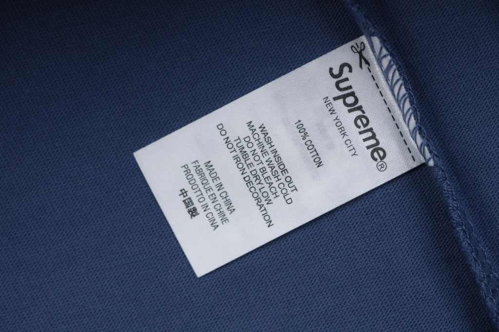 Supreme No.11 Crystal Rhinestone Football Jersey Short Sleeve Tee – Navy