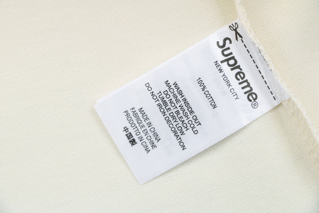 Supreme No.11 Rhinestone Football Jersey Tee – Apricot