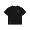 Chrome Hearts Pink Sanskrit Cross Embroidered Tee – Black