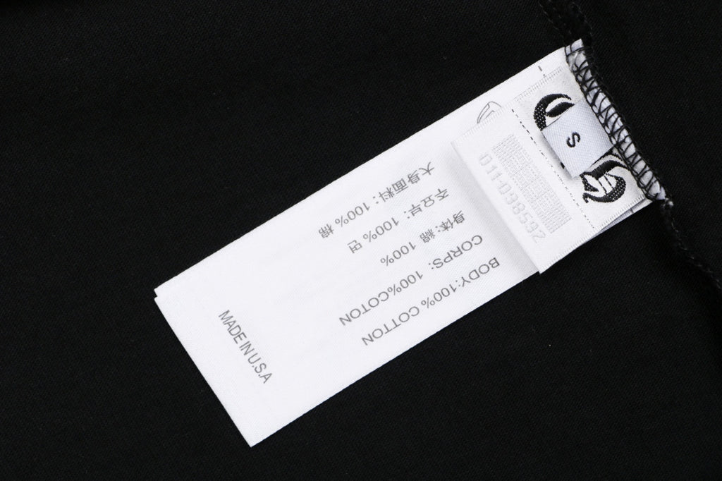Chrome Hearts Pink Sanskrit Cross Embroidered Tee – Black