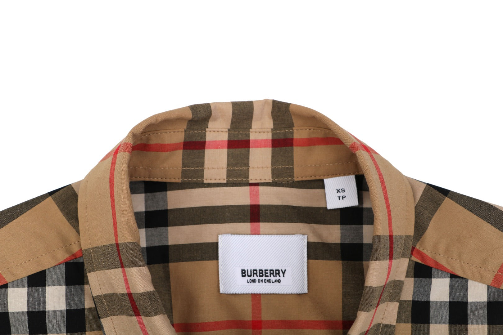 Burberry Classic Vintage Check Short Sleeve Shirt – Archive Beige