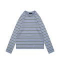 Prada Lavender Multi-Stripe Long Sleeve Tee