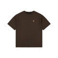 LV Monogram Leather Patch Jacquard Tee – Chocolate Brown